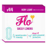Liners Flo emballés individuellement pour une hygiène discrète et pratique.