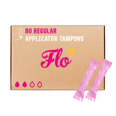Flo tampons coton biologique 80 pièces, confort et fiabilité quotidienne.