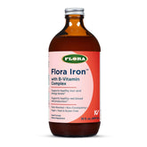 Flora Fer liquide gluconate – bouteille en verre, fer facilement absorbable.