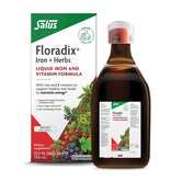 Floradix Fer et Herbes: bouteille montrant le format liquide facile à intégrer dans votre routine.