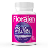 Florajen Femmes Triple Action emballage: soutien digestif et vaginal au quotidien