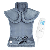 FluffyWarmth coussin chauffant pour cou et épaules, chaleur apaisante et support.