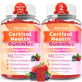 Flyrocer Cortisol 13 en 1 bonbons gélifiés en bouteille, soutien calme et équilibre hormonal.