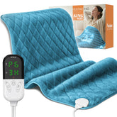 Coussin chauffant grand-format Focbeo couvrant dos et épaules pour chaleur enveloppante