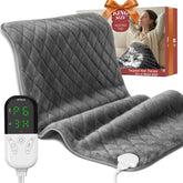 Coussin chauffant Focbeo grand-format couvre le corps et offre chaleur ciblée.