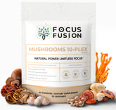 Focus Fusion gommes champignons 10-plex dans la boîte, pratique pour le quotidien.