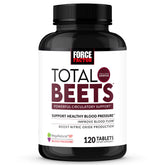 Force Factor Total Beets, bouteille prête à être prise pour énergie naturelle potentielle.