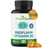 ForestLeaf B2 400 mg – capsules végétales, énergie quotidienne et métabolisme équilibré.