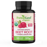 ForestLeaf Betterave bio – bouteille 1000 mg, soutien potentiel à la circulation.