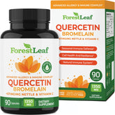 ForestLeaf Quercétine avec Bromélaïne — bouteille de capsules sans gluten
