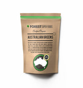 Forest Super Foods Australian Greens en bouteille, idéal pour démarrer la journée avec énergie naturelle.