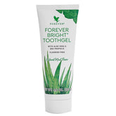 Forever Bright gel dentaire sans fluorure pour un brossage sûr et frais.