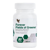 Forever Living Champs de Verdure, tablettes visibles dans la boîte, soutien pratique au quotidien.