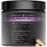 The Night Before – bouteille de capsules pour un sommeil réparateur