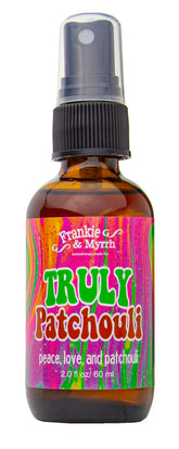 Frankie et Myrrh Patchouli – flacon pompe pour aromathérapie quotidienne apaisante