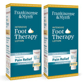FRANKINCENSE ET MYRRH – crème pieds, flacon double, soulagement temporaire des douleurs.