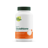 Fresh Nutrition glutathion en gélules dans une bouteille prête à l'emploi.