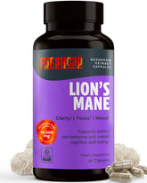FreshCap crinière de lion bouteille 14000mg, potentiel soutien à la concentration et à la clarté