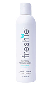 Freshie lavage féminin, flacon 8oz prêt pour une utilisation quotidienne.