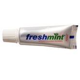 Freshmint: tube métallique blanc prêt pour un usage quotidien.