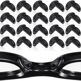 Frienda coussins nasaux forme D adhésifs anti-glisse pour lunettes et confort.