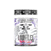 Gauntlet Pré-entraînement de FRONTLINE FORMULATIONS, bouteille prête pour un entraînement énergique et concentré.