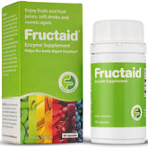 Fructaid: bouteille de 90 gélules prête à l’emploi pour fruits et boissons.