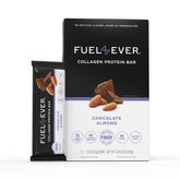 Fuel 4 Ever barre chocolat-amande: énergie soutenue et goût riche.