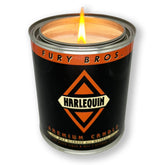 Bougie Fury Bros Harlequin Absinthe pour une ambiance nocturne raffinée.