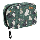 Trousse Fustylead avec motif chats des forêts norvégiennes pour organiser vos médicaments en déplacement
