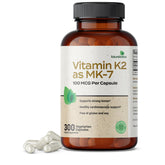Futurebiotics Vitamine K2 MK-7, bouteille recto, soutien potentiel des os