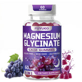 Gommes FUYUEO magnésium glycinate pour un sommeil plus reposé et relaxant.