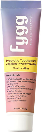 Fygg dentifrice nano-hydroxyapatite vanille : brossage quotidien en douceur