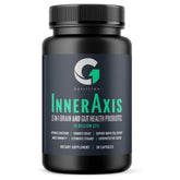 G1 NUTRITION InnerAxis – bouteille montrant le probiotique pour le soutien intestinal potentiel.