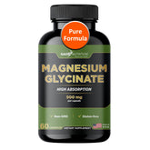 Gade Nutrition Pure Magnésium Glycinate en capsules, absorption élevée et pratique quotidienne.