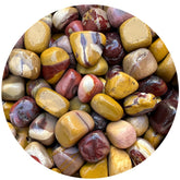 GAF TREASURES Mookaite pierres polies prêtes pour méditation et travail en réseau.