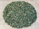 Morceaux d'aventurine verte par GAF TREASURES, idéal pour bijoux et bricolage décoratif.