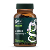 Gaia Herbs Bacopa, capsules véganes, soutien potentiel à la concentration.
