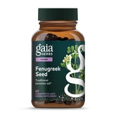 Gaia Herbs Fenugrec Seed – bouteille opaque, soutien potentiel à la lactation