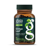Gaia Herbs Ginkgo Leaf, bouteille: soutien potentiel à la circulation cérébrale.