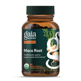 Gaia Herbs Maca Root, bouteille et étiquette, énergie potentielle