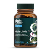 Gaia Herbs Libido Masculin: bouteille de capsules phyto-veganes pour énergie durable.