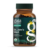 Gaia Herbs Millepertuis: flacon prêt au soutien du stress.