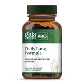 Gaia Herbs PRO Daily Lung Formula : bouteille-gouttes offrant un soutien respiratoire potentiel.