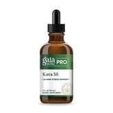 GAIA HERBS PRO Kava 50 sur la bouteille-relaxation, calmes potentiels après une journée chargée.