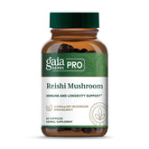 Gaia Herbs PRO Reishi champignon bouteille-emballage: soutien immunitaire potentiel et vitalité.