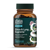 Gaia Herbs Sinus y Pulmon Supremo en botella para apoyo respiratorio