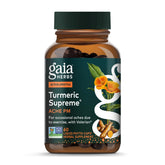 Gaia Herbs front bottle image showing product and calming benefit