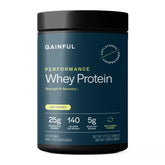 Gainful Poudre Whey Performance, emballage pratique pour démarrer la routine protéinée.