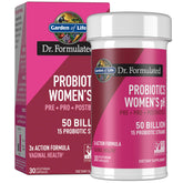Garden of Life, bouteille de probiotiques pour femmes, soutien digestif et immunitaire.
